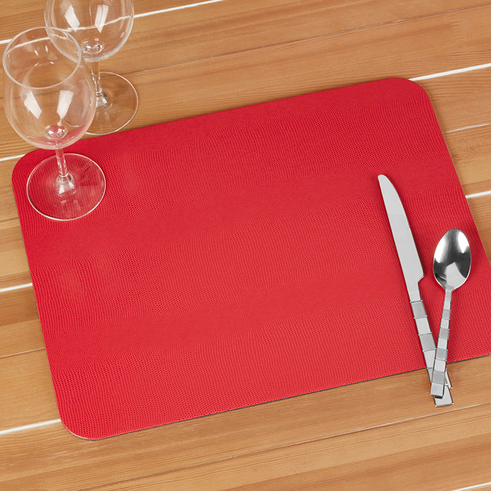 Caspari Lizard Felt-Backed Placemat
