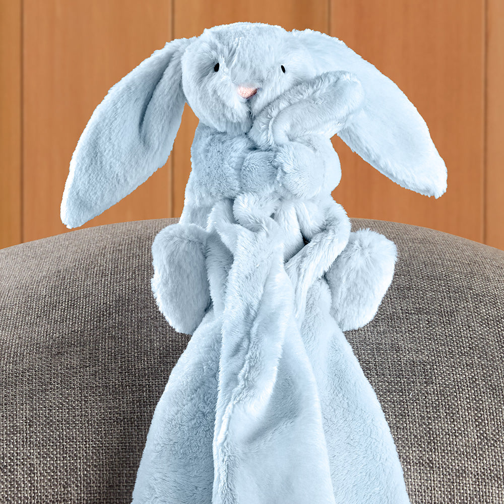 Jellycat Stuffed Animal Plush Soother Baby Blanket, Bashful Bunny
