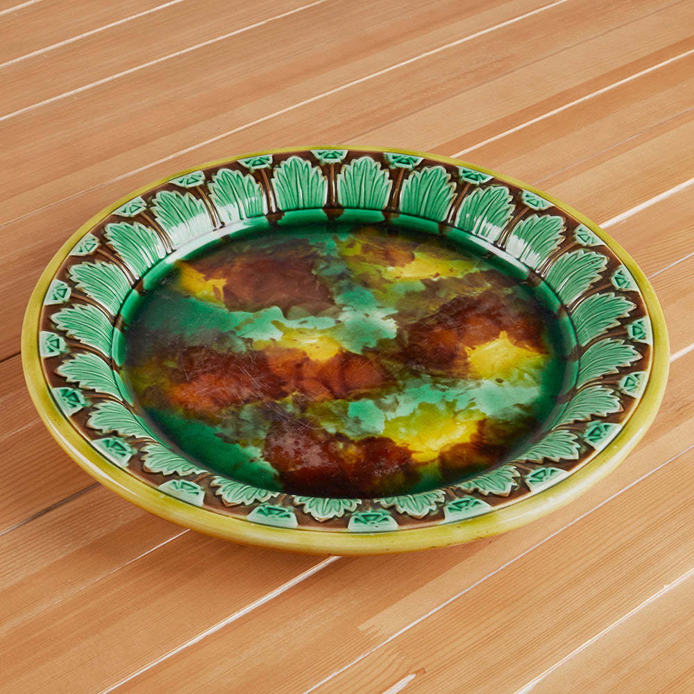 majolica plant pot Floral Majolica Planter