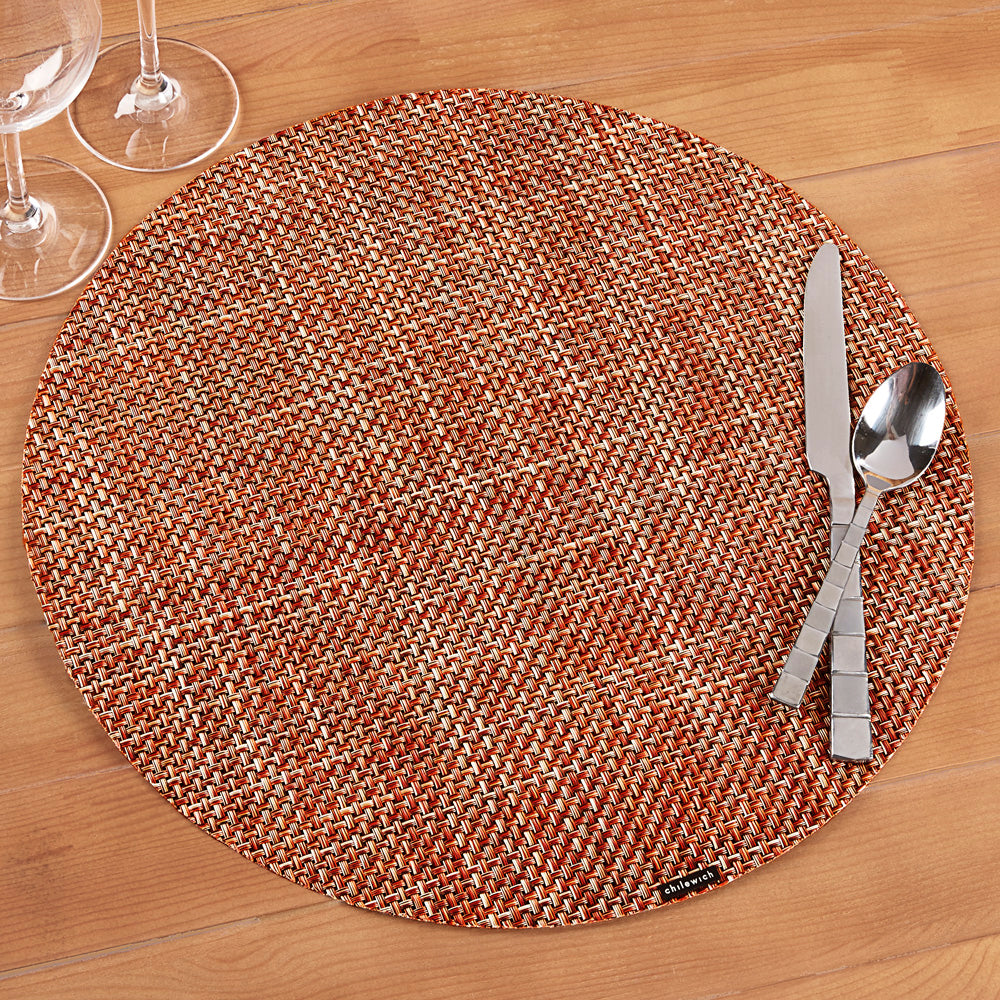 Chilewich Basketweave Round Placemat