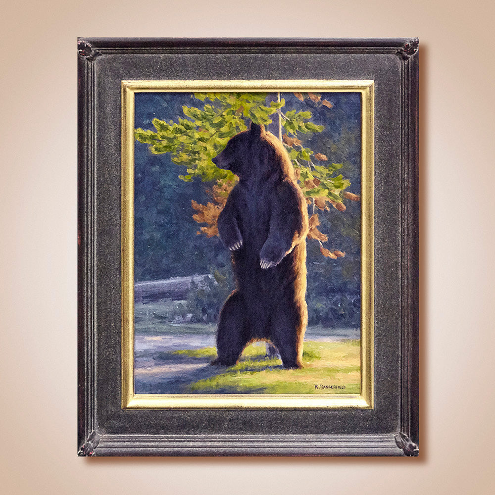 "Back Scratch" Original Oil Painting by Kelly Dangerfield