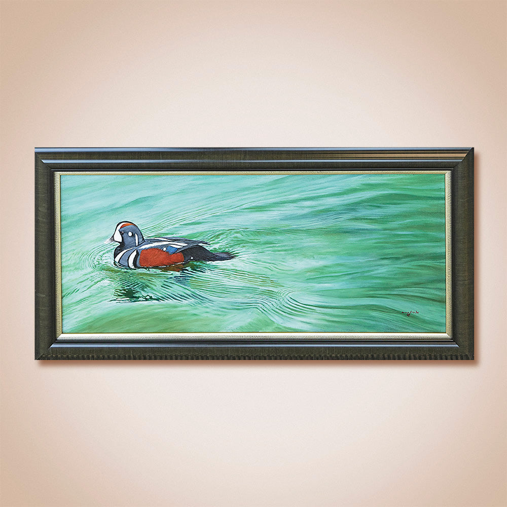 "Through the Waters" Original Oil Painting by Cory James McLaughlin