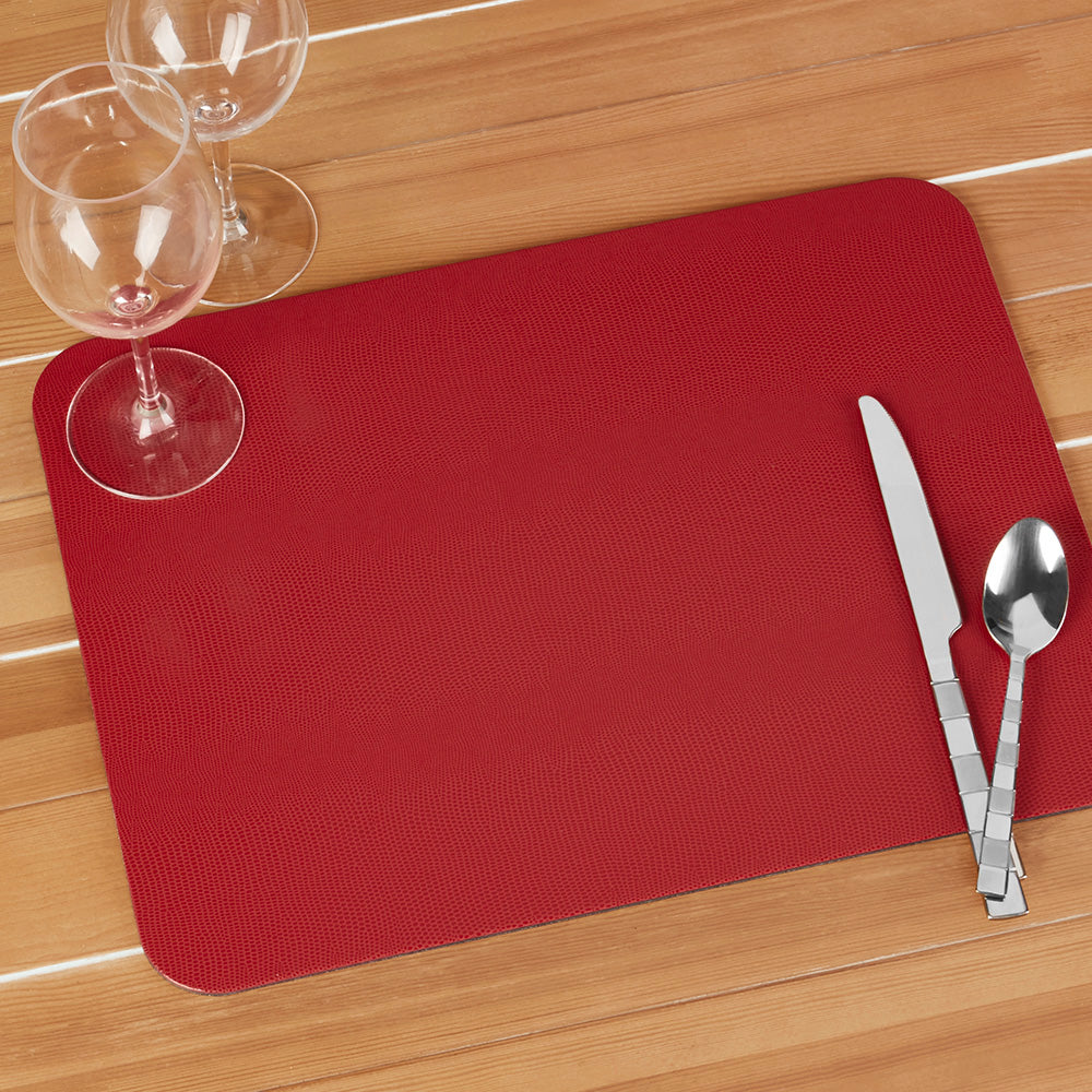 Caspari Lizard Felt-Backed Placemat