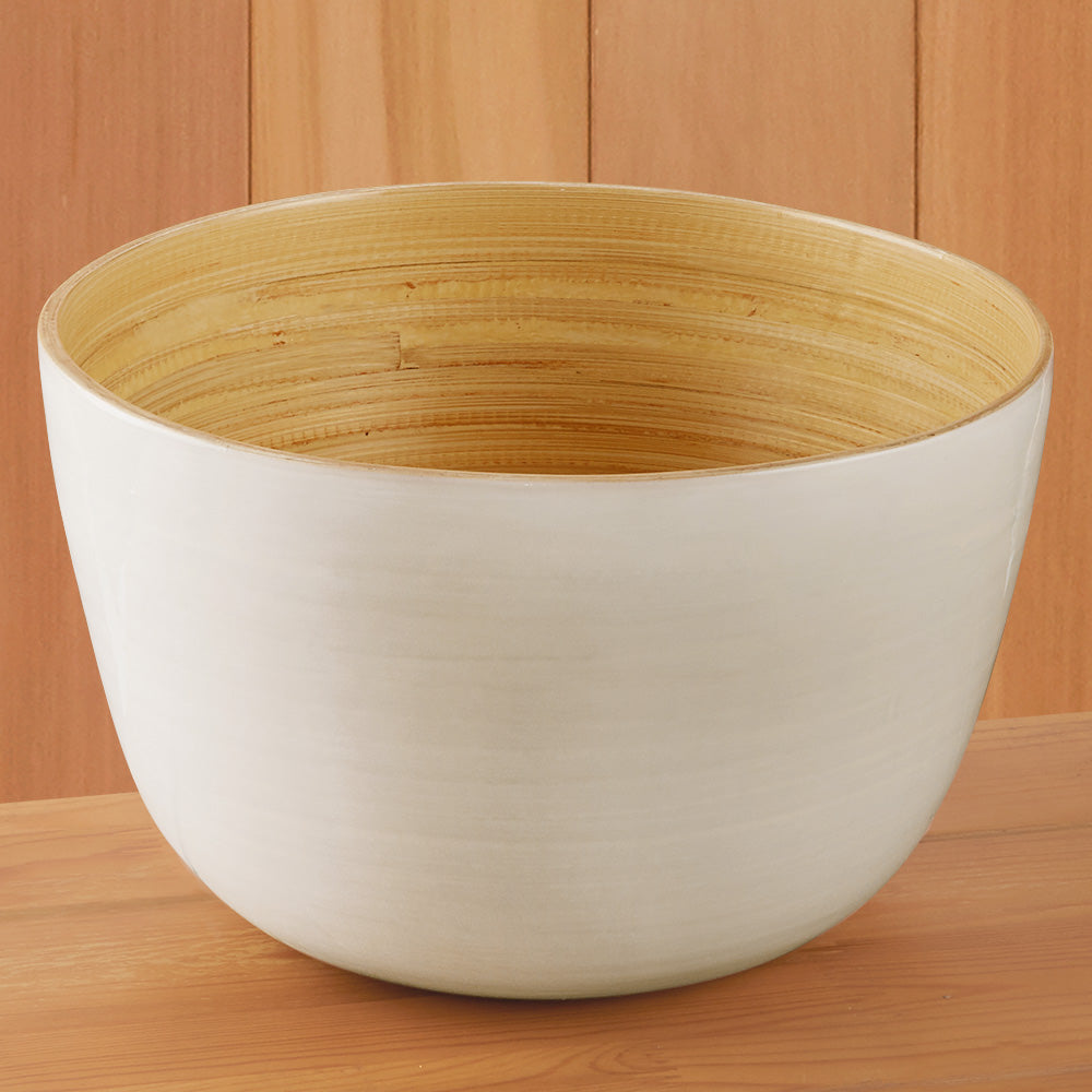 albert L. (punkt) 8.5" Bamboo Serving Bowl