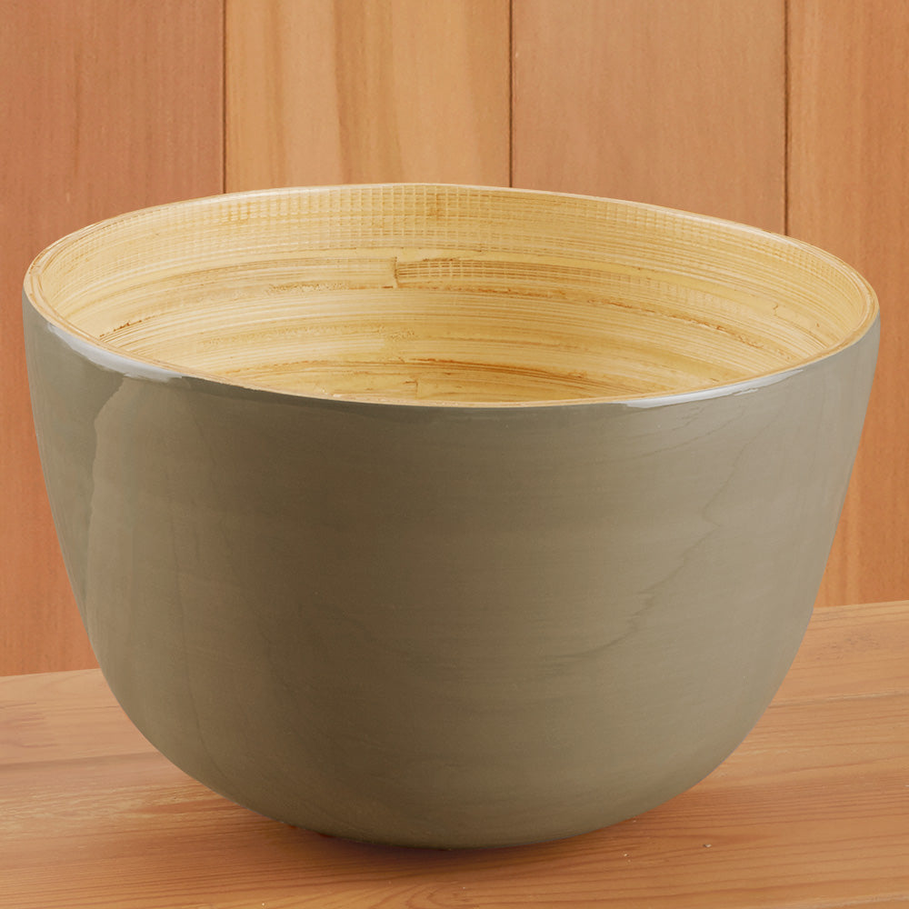 albert L. (punkt) 8.5" Bamboo Serving Bowl