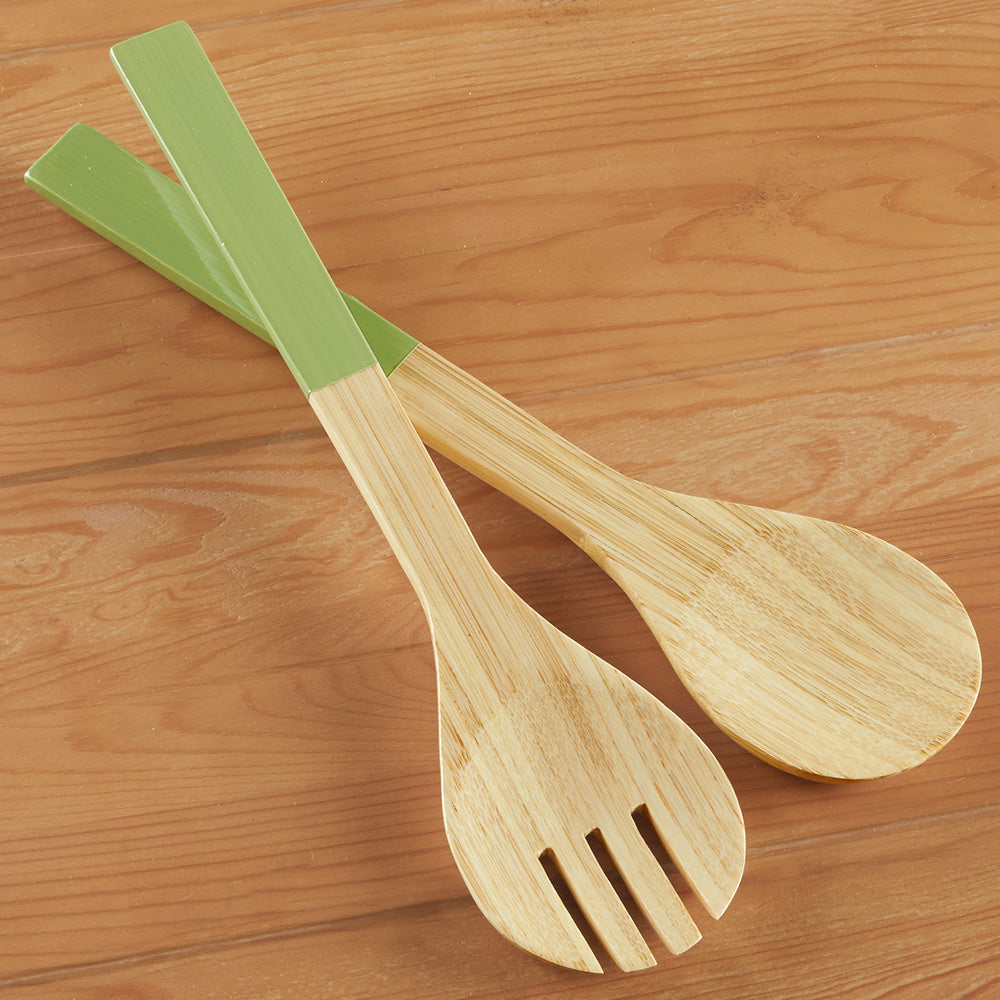 albert L. (punkt) Bamboo Salad Servers, Set of 2
