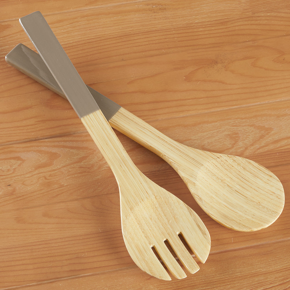 albert L. (punkt) Bamboo Salad Servers, Set of 2