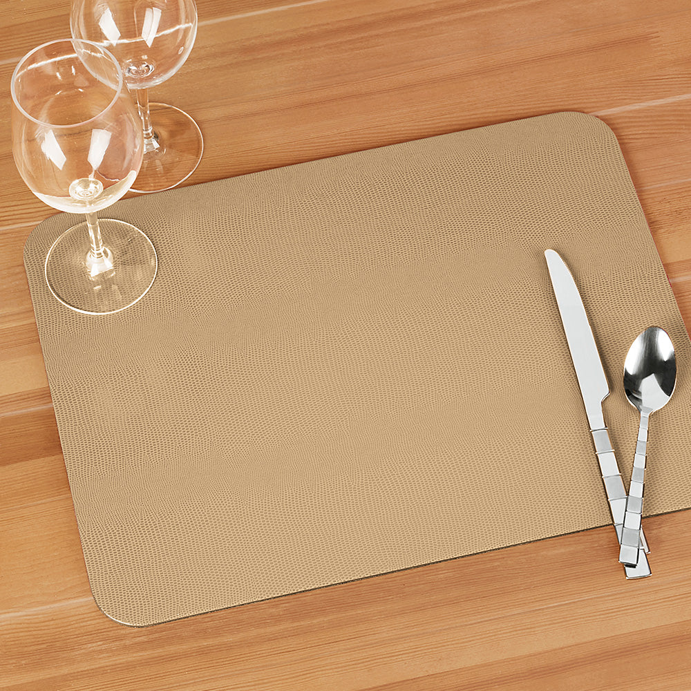Caspari Lizard Felt-Backed Placemat
