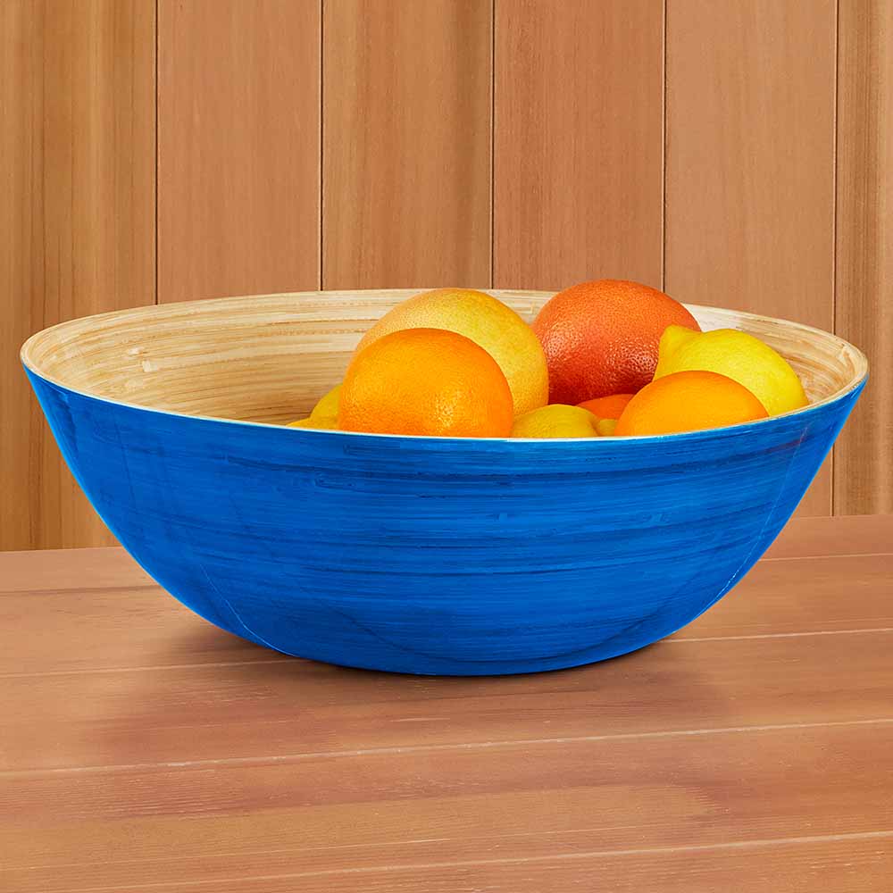 albert L. (punkt) 15.75" Bamboo Party Bowl
