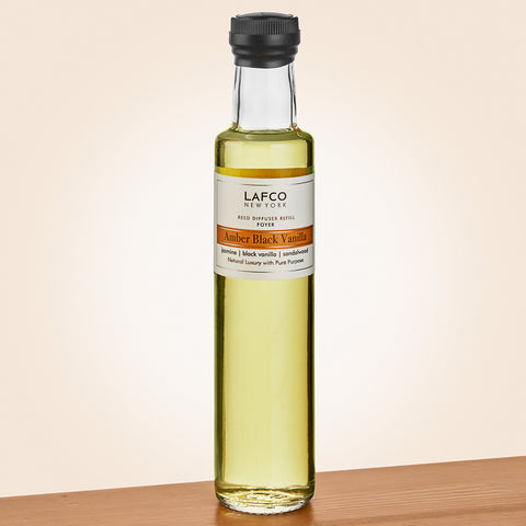 LAFCO Fragrance Diffuser Refill, Amber Black Vanilla "Foyer " - 8.4 oz