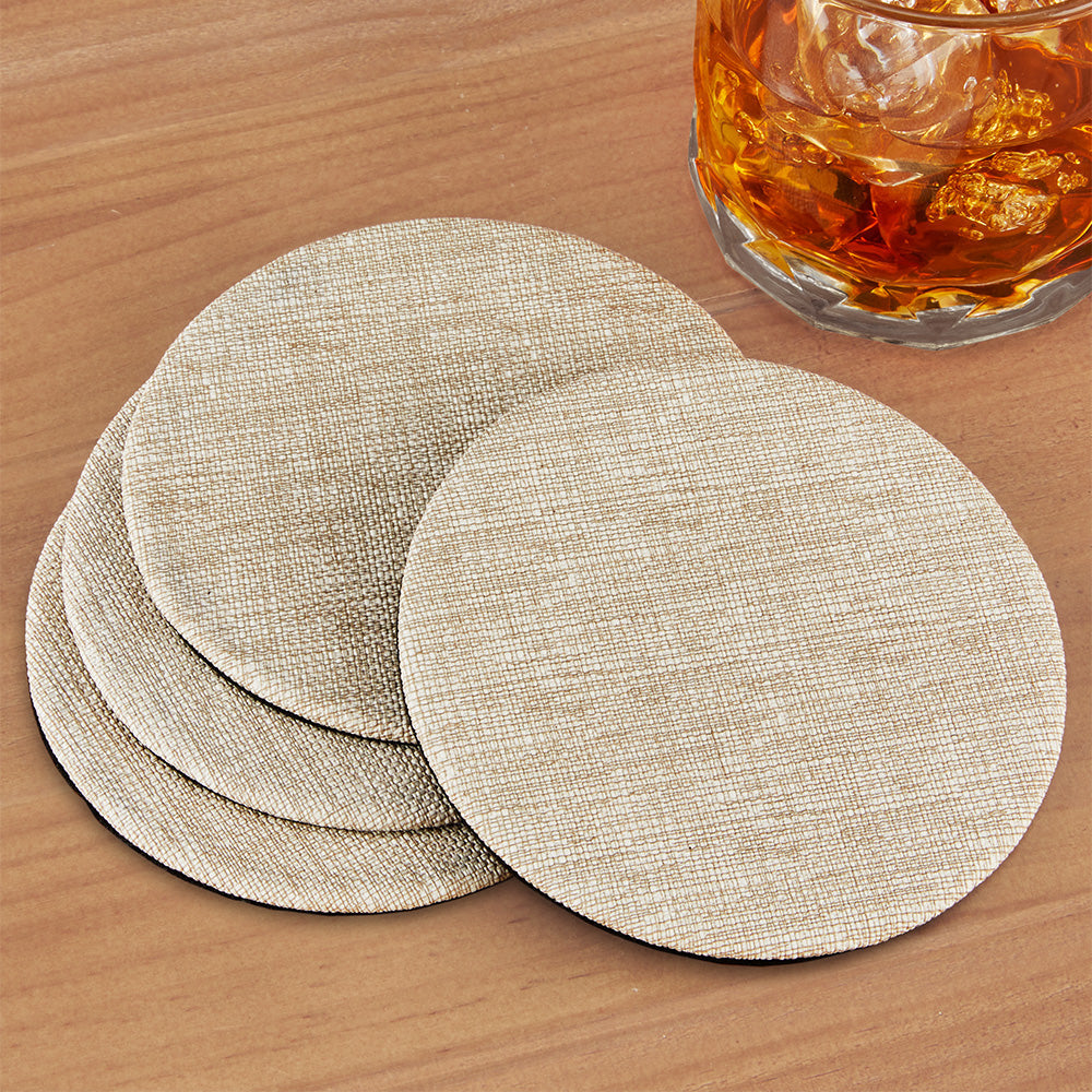Bodrum Pronto Vinyl Coasters, Set of 4
