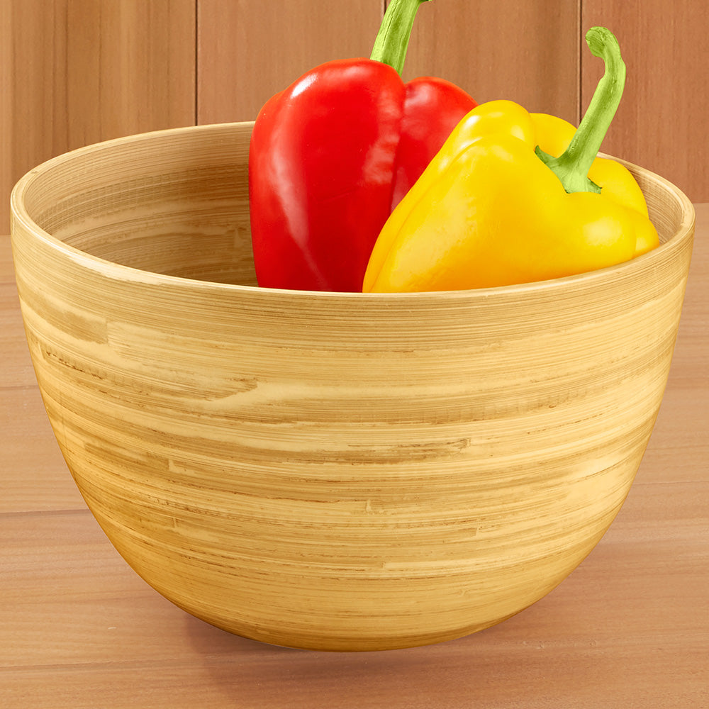 albert L. (punkt) 8.5" Bamboo Serving Bowl