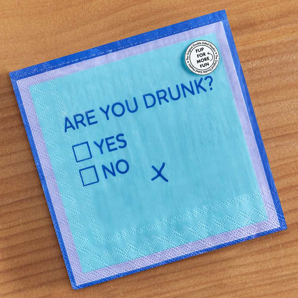 Drinks on Me Cocktail Napkins, Are You Drunk