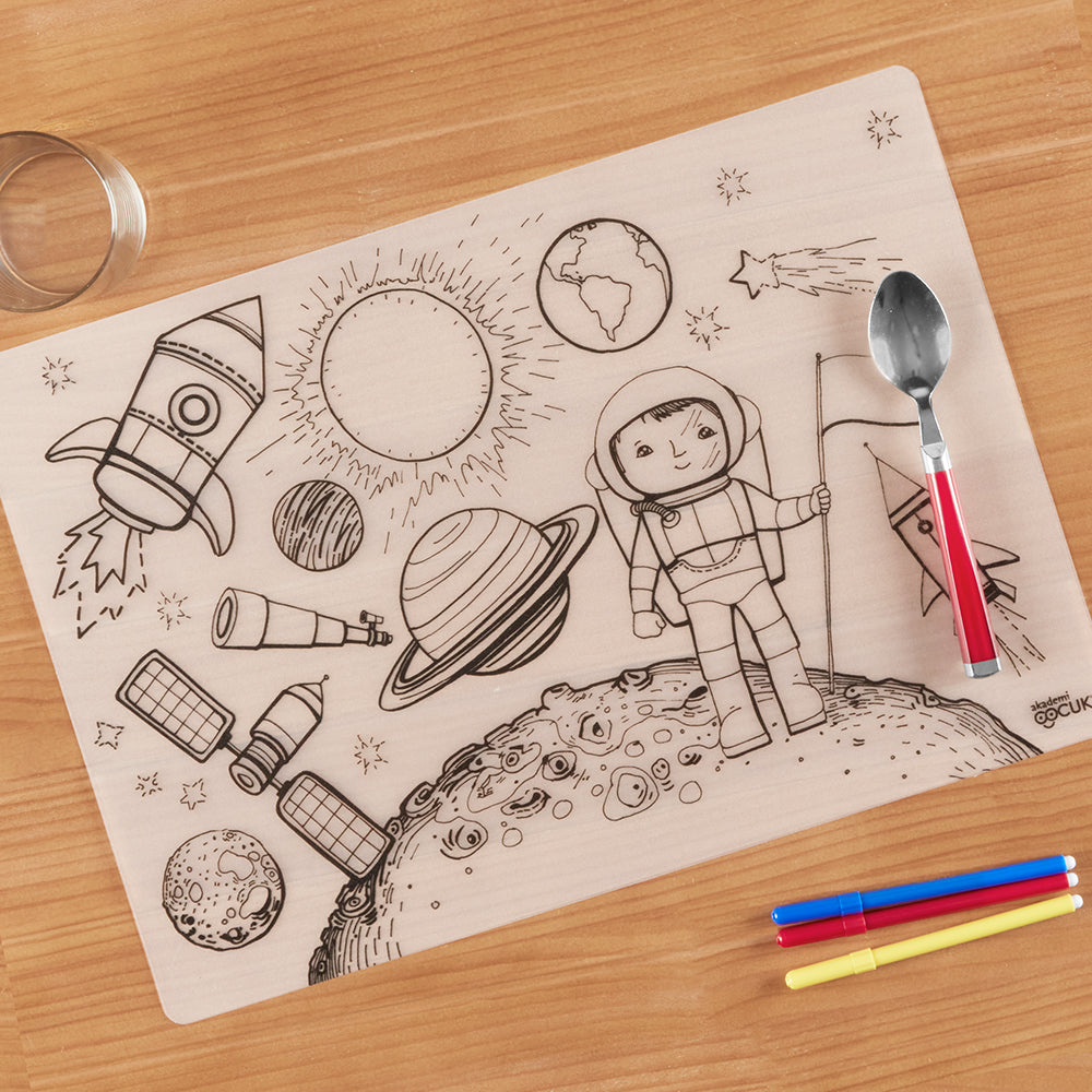 Funny Mat Washable Reusable Coloring Mats