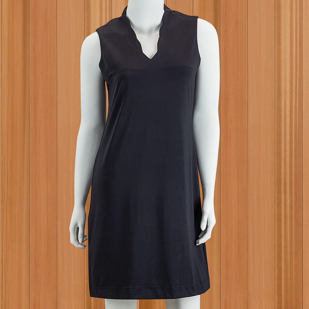 lulu black dress Dedicated to Glamour Strapless Maxi Size medium measures 59.5 from shoulder to hem LuLu-B Women's Scalloped-Neck Sun Protection