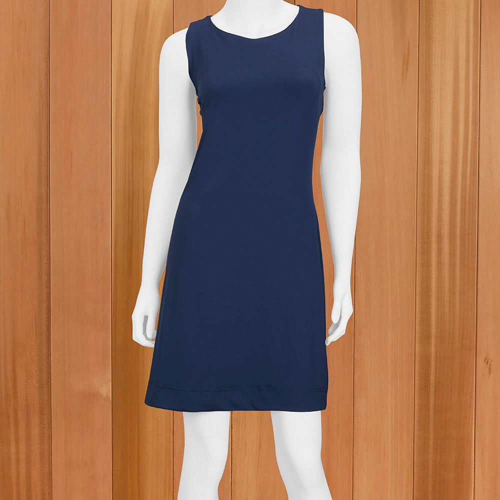 LuLu-B Women's Sleeveless Sun Protection Dress, Solid