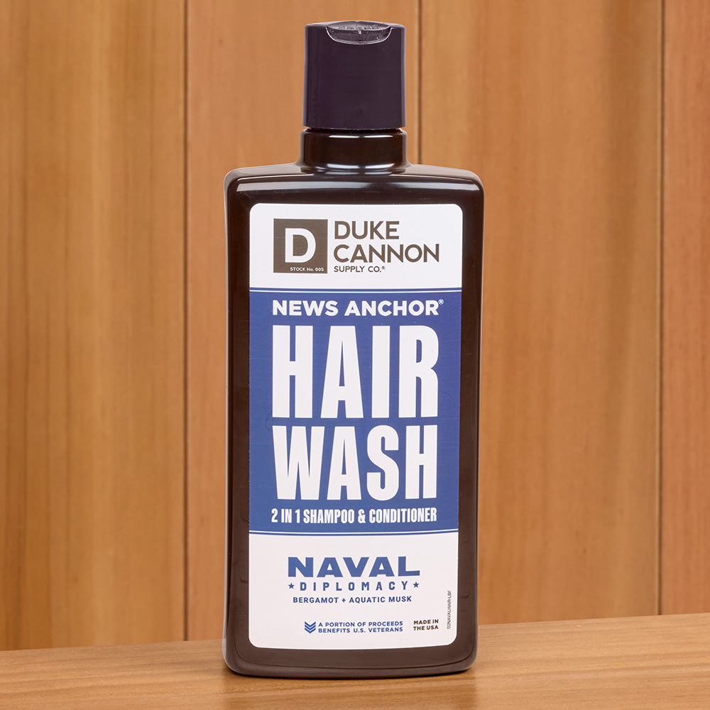 Duke Cannon News Anchor THICK HAIR 2-in-1 Shampoo & Conditioner