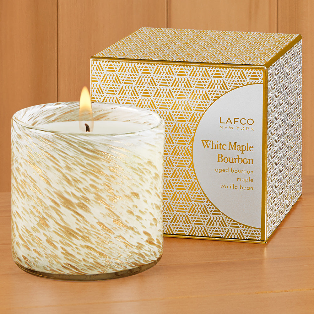 LAFCO Holiday Candle, White Maple Bourbon – 6.5 & 15.5 oz