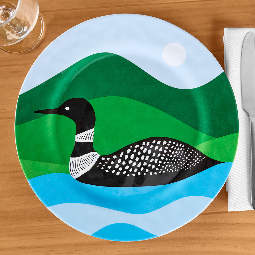 Melamine Serveware, Loons Plates