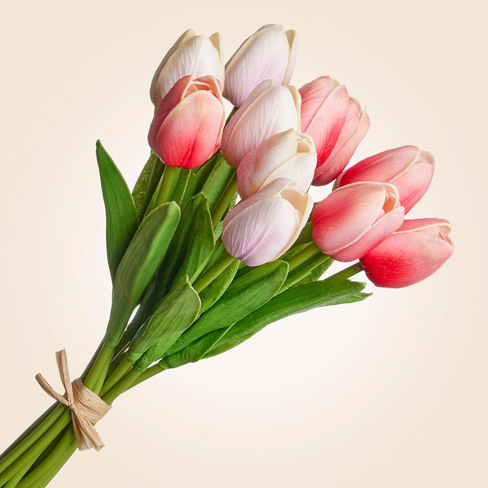 Bundle of Faux Tulip Stems, 13.5"