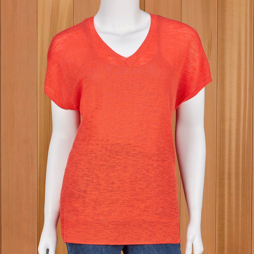Renuar Women's Lightweight Linen Tee