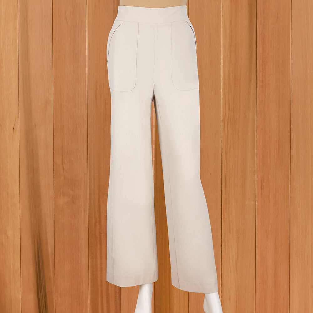 Renuar Women's Stretchy Pull-On Wide Leg Pants