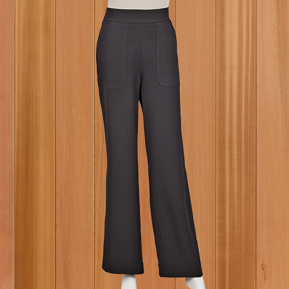 Renuar Women's Stretchy Pull-On Wide Leg Pants