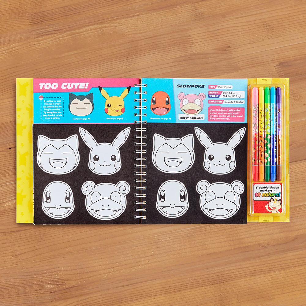 Klutz Pokémon Stained Glass Art Coloring Kit