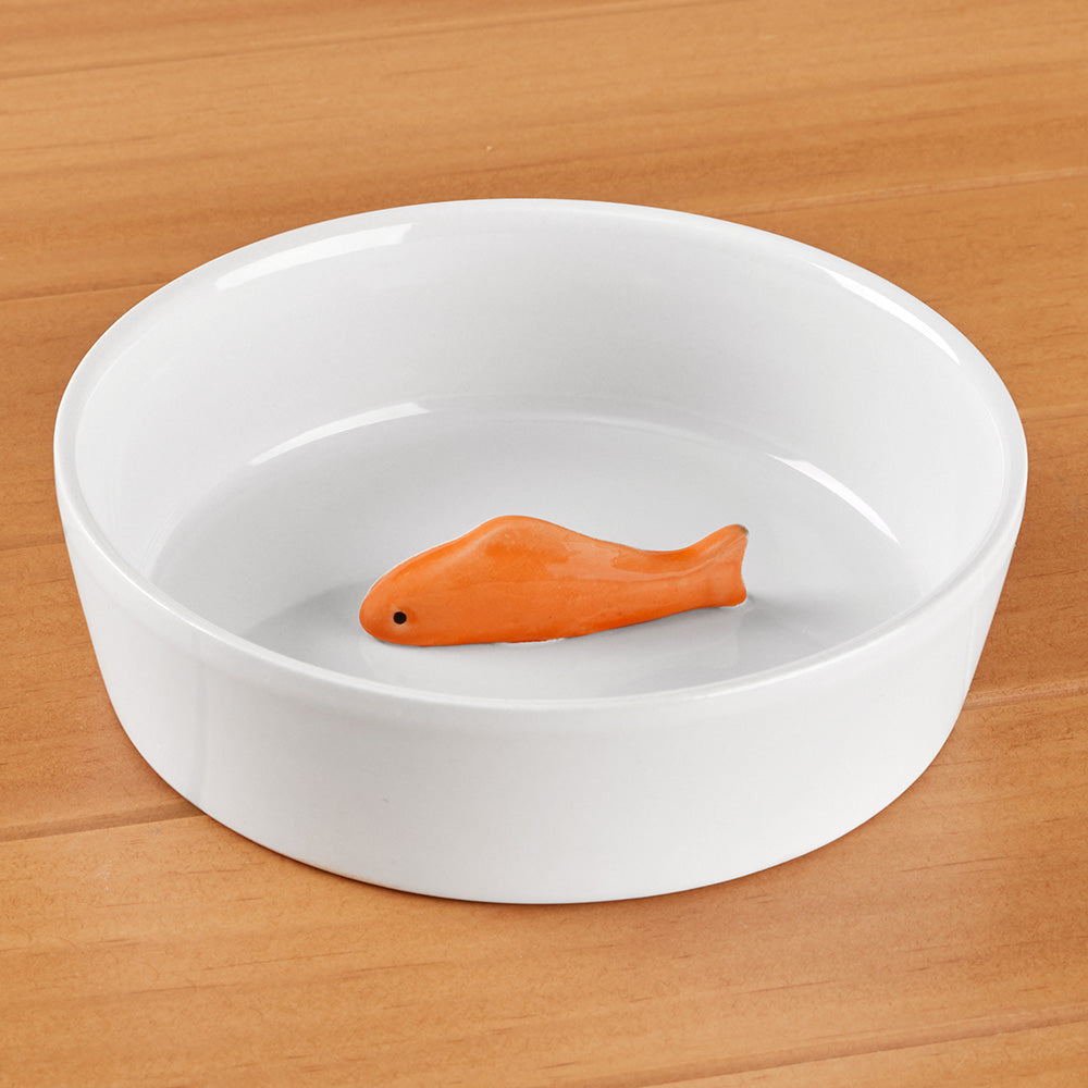 Stoneware Cat Food/Water Bowls