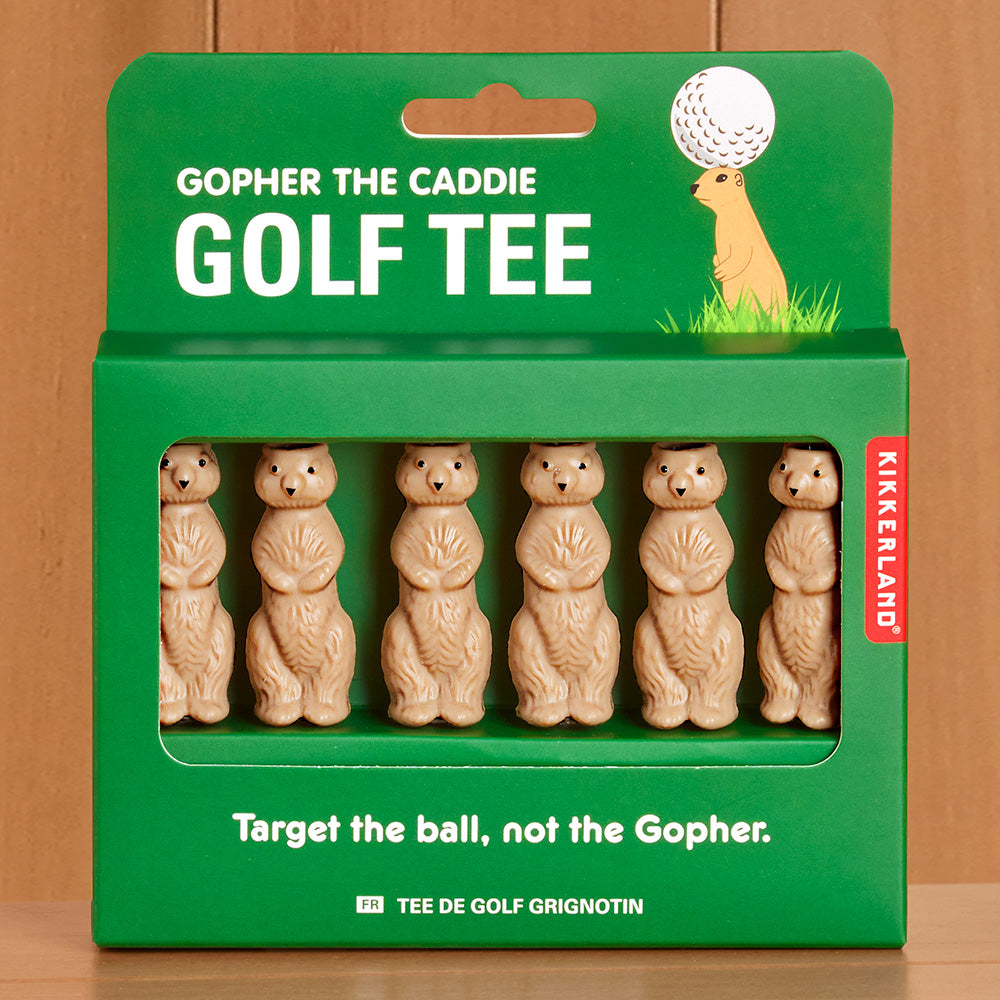 Kikkerland Gopher Golf Tees