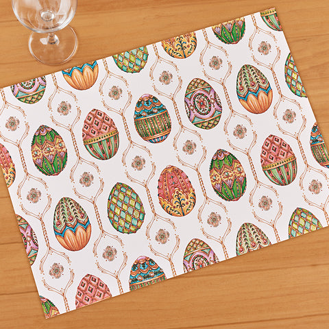 Hester & Cook Paper Placemats, Exquisite Egg Hunt