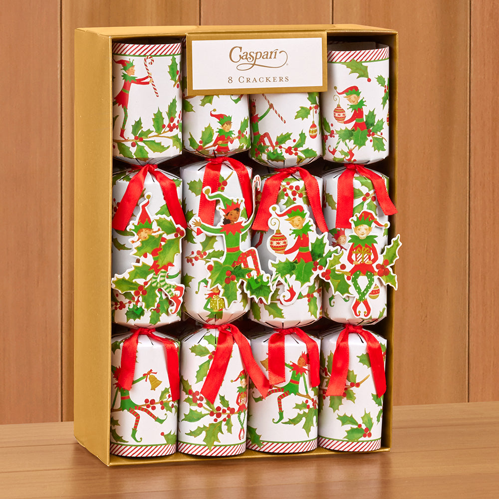 Caspari Party Crackers – Jingle Elves