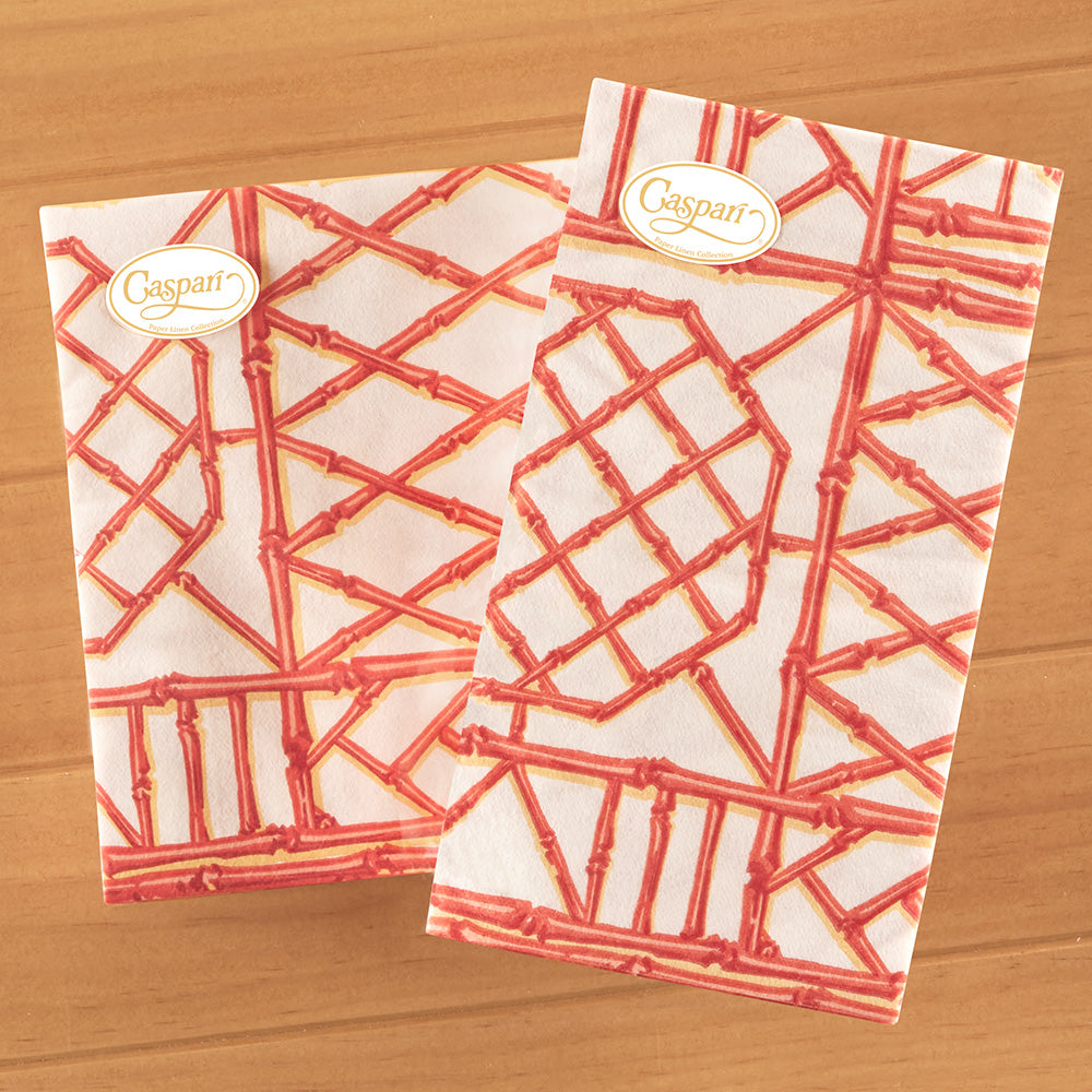 Caspari Paper Linen Napkins, Bamboo Screen