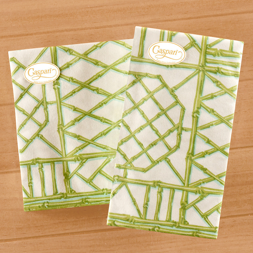Caspari Paper Linen Napkins, Bamboo Screen