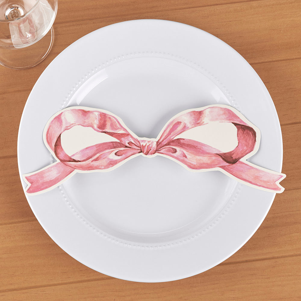 Hester & Cook Place Card Table Accents, Pink Bow