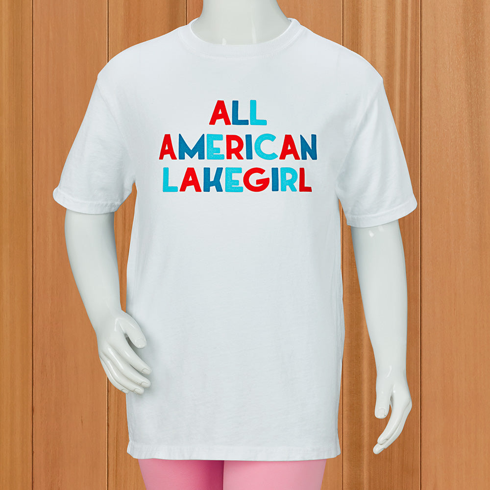 Lakegirl Youth Girls' "All American Lakegirl" Tee