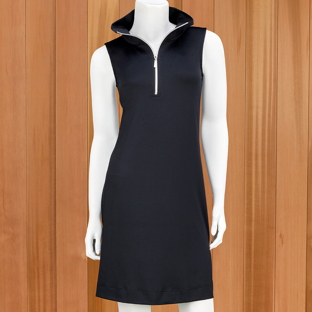 LuLu-B Women's Zip-Neck Sleeveless Sun Protection Dress To The Nines Manitowish Waters LuLu-B Women's Zip-Neck Sleeveless Sun Protection Dress To The Nines Manitowish Waters