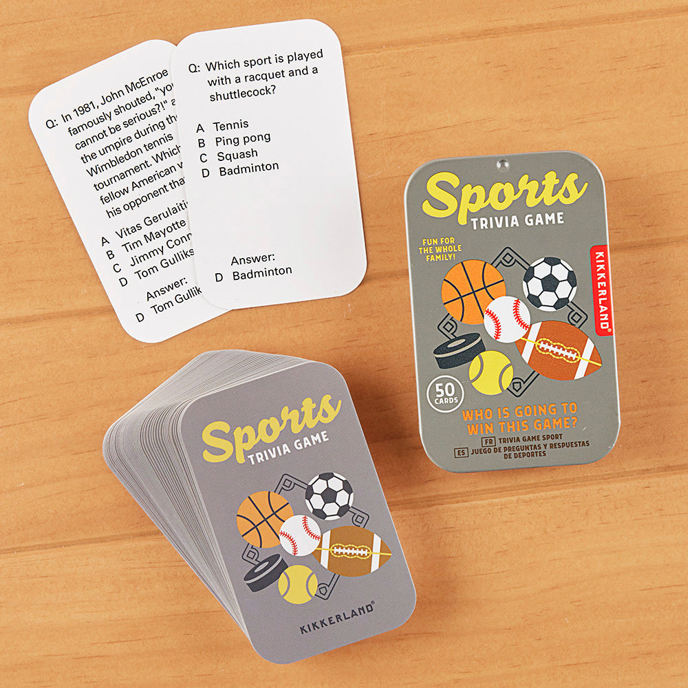 Kikkerland Sports Trivia Game