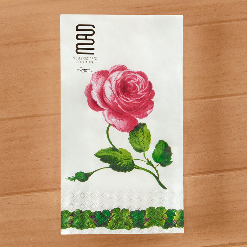 Caspari Paper Napkins, Rose Chic