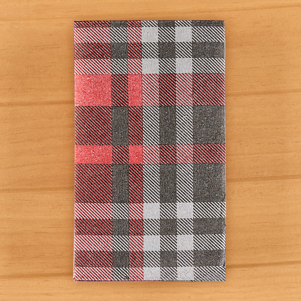 Pulp Paper Linen Napkins, Plaid