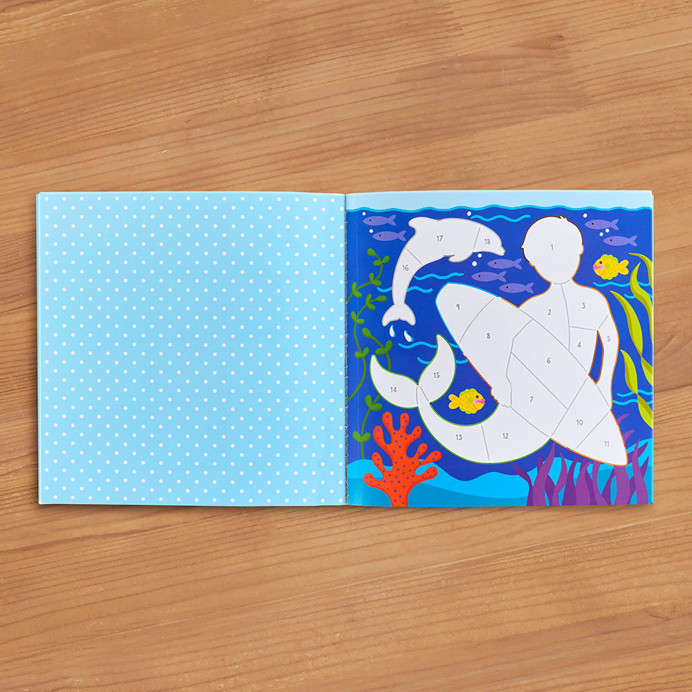 Color-By-Sticker Book, Mermaids & More