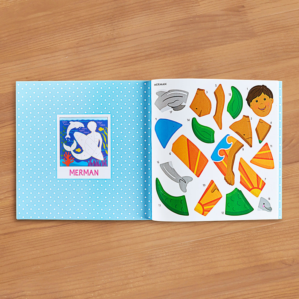 Color-By-Sticker Book, Mermaids & More