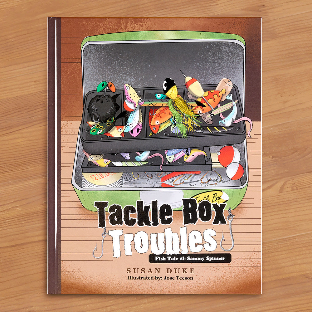 "Tackle Box Troubles Fish Tale #1: Sammy Spinner" Children's Book by Susan Duke