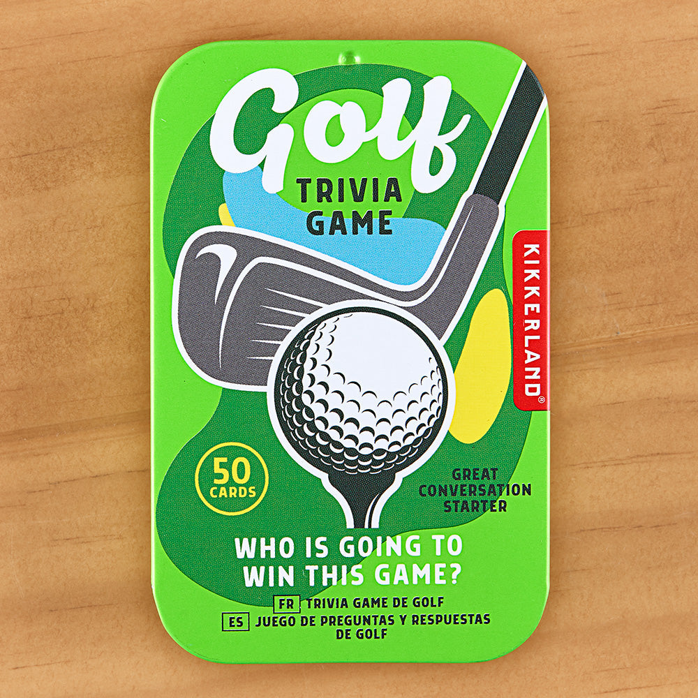 Kikkerland Golf Trivia Game