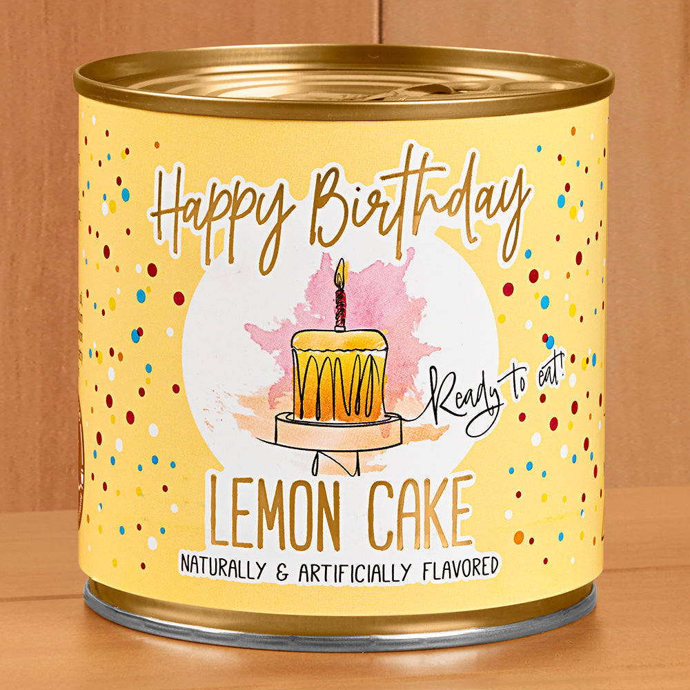 CANCAKE "Happy Birthday" Cake, Lemon