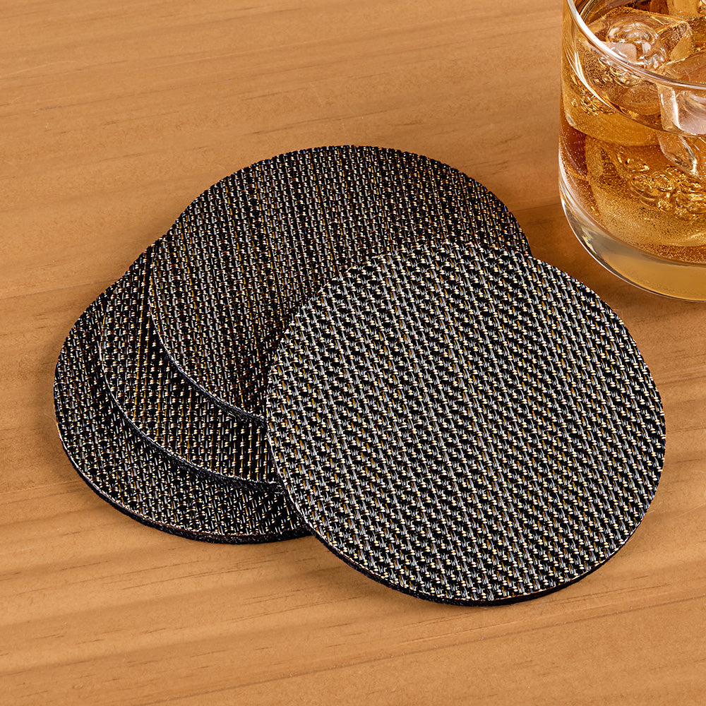 Chilewich Mini Basketweave Coasters, Set of 4