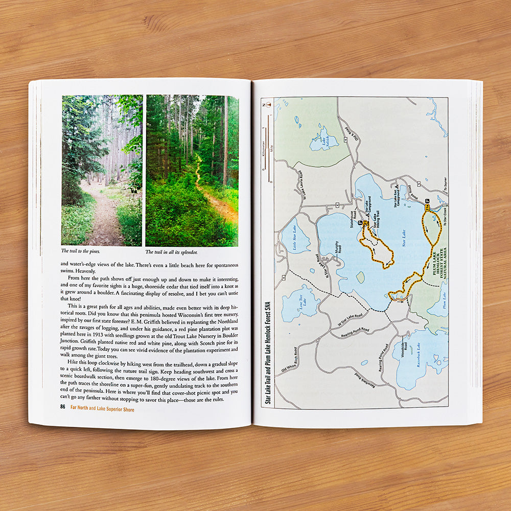"Best Lake Hikes Wisconsin: A Guide to the State's Greatest Lake and River Hikes" by Steve Johnson