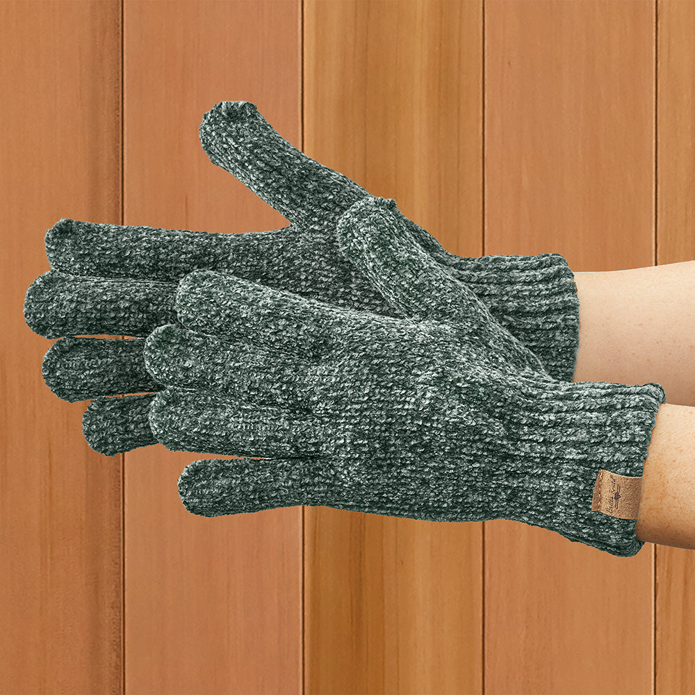 Women's Chenille Hat and Gloves Set