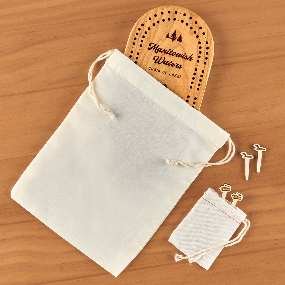 Manitowish Waters Mini Cribbage Board, Chain of Lakes