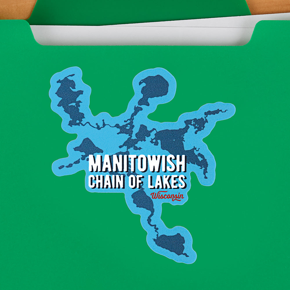 Manitowish Chain of Lakes Wisconsin Sticker